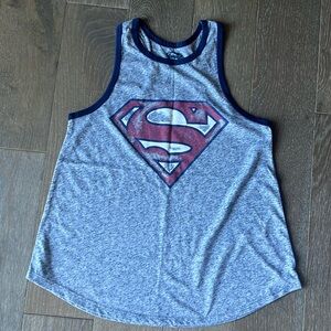 Superman logo tank top